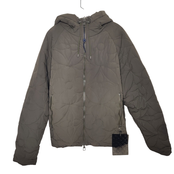 Louis Vuitton Authentic LVSE Flower Quilted Jacket 46 kaki foncé - Picture 3 of 16